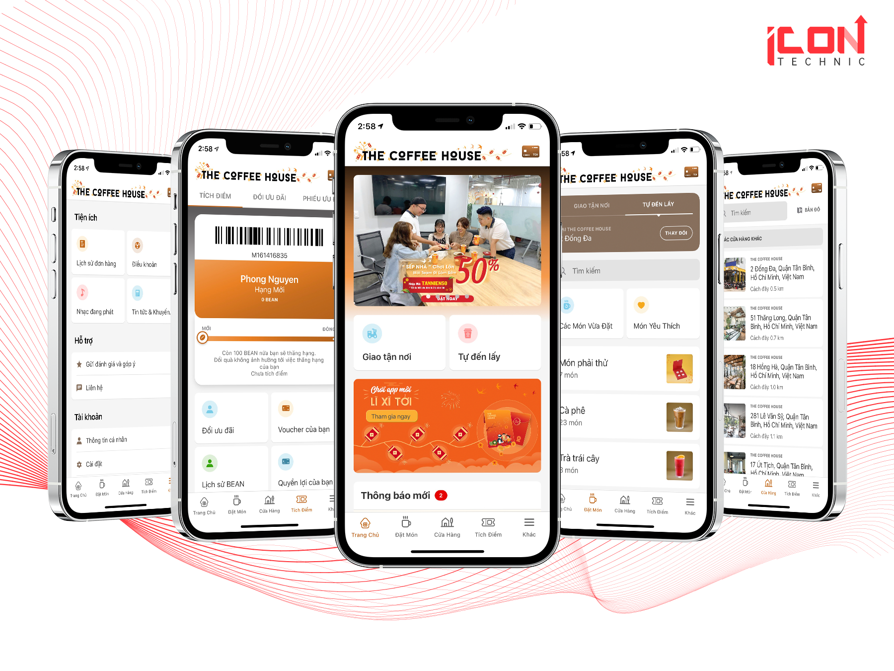 Báo giá làm app mobile tham khảo cho app the coffee house